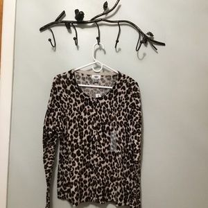 Leopard print sweater